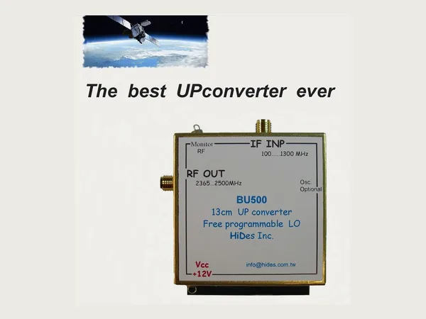 BU-500 + HPA2225 13 公分升頻器與 40 W 功率放大器